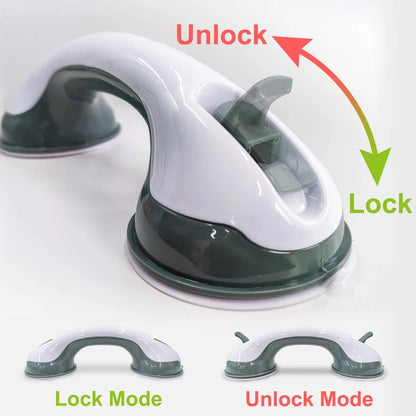 Shower Safety Handle Anti Slip Support Bathroom Safe Grab Bar Handle With Suction Cup Handrail