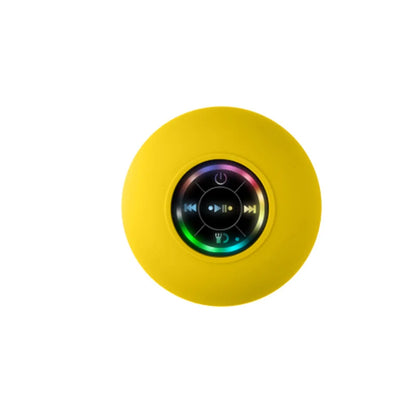 Portable Waterproof Bluetooth Speaker with Suction Cup, Subwoofer and LED Lights 