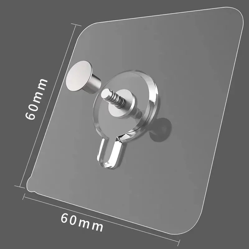 Strong Adhesive Hooks for Picture Frame Holder Poster Photo Clock No Drilling Hooks Waterproof Kitchen Bathroom Hanger Screw Hooks