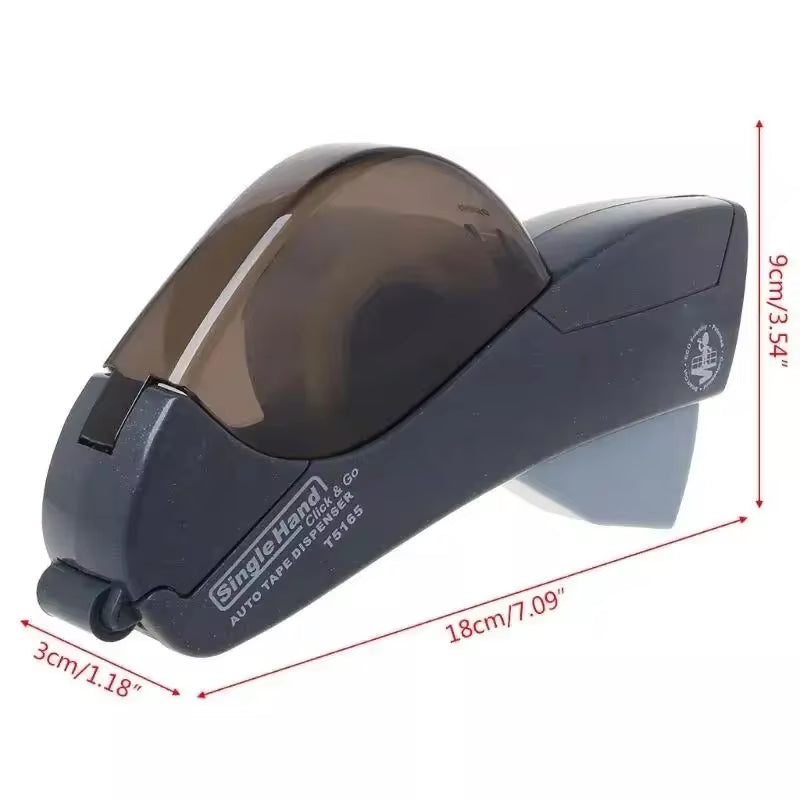 1Pcs Automatic Tape Dispenser Hand-Held One Press Cutter for Gift Wrapping Scrap Booking Book Cover