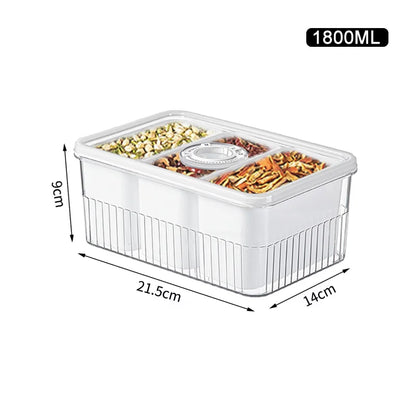 Fridge Organizer Food Storage Containers Fresh Vegetable Fruit Baskets Refrigerator Storage Box Kitchen Organizer