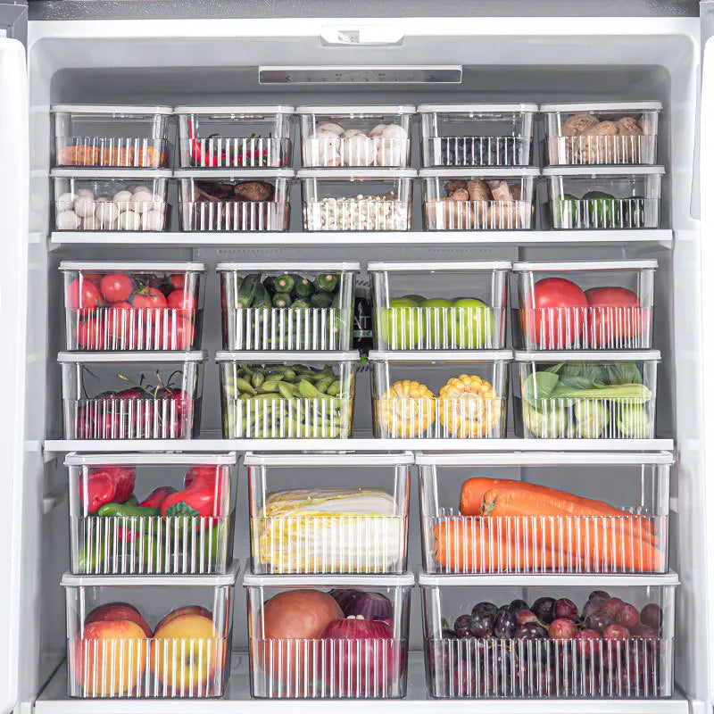 Fridge Organizer Food Storage Containers Fresh Vegetable Fruit Baskets Refrigerator Storage Box Kitchen Organizer