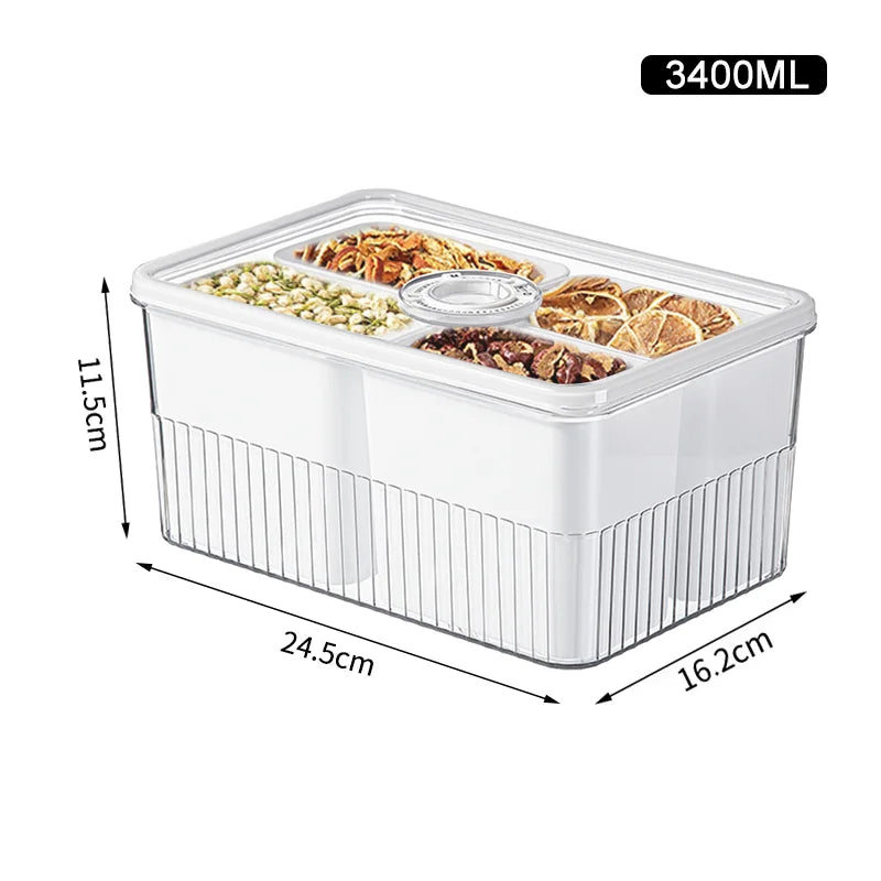 Fridge Organizer Food Storage Containers Fresh Vegetable Fruit Baskets Refrigerator Storage Box Kitchen Organizer