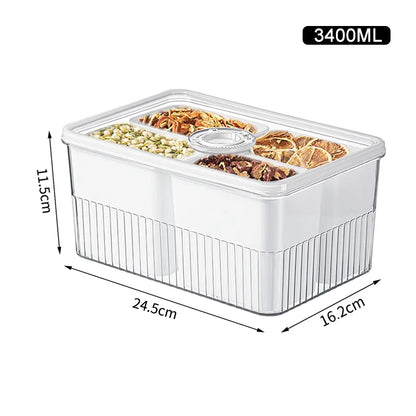 Fridge Organizer Food Storage Containers Fresh Vegetable Fruit Baskets Refrigerator Storage Box Kitchen Organizer