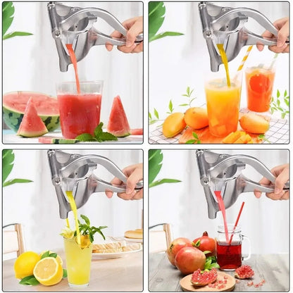 Manual Juice Squeezer Aluminum Alloy Hand Pressure Juicer Pomegranate Orange Lemon Sugar Cane Juice Bar Kitchen Fruit Tool