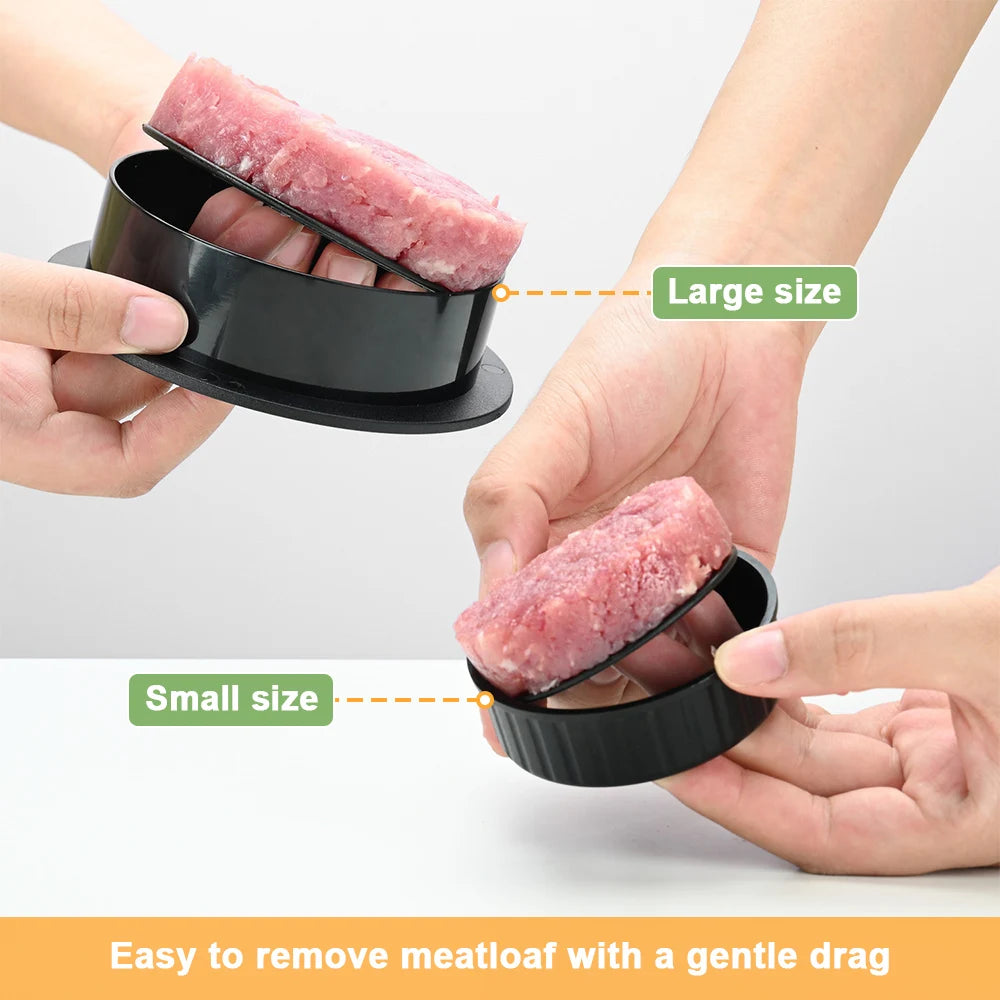 Hamburger Meat Press Maker Perfect Round Shape Non-Stick Stuffed Burger Patties Beef Grill Pie Press Mould Maker Kitchen Accessories