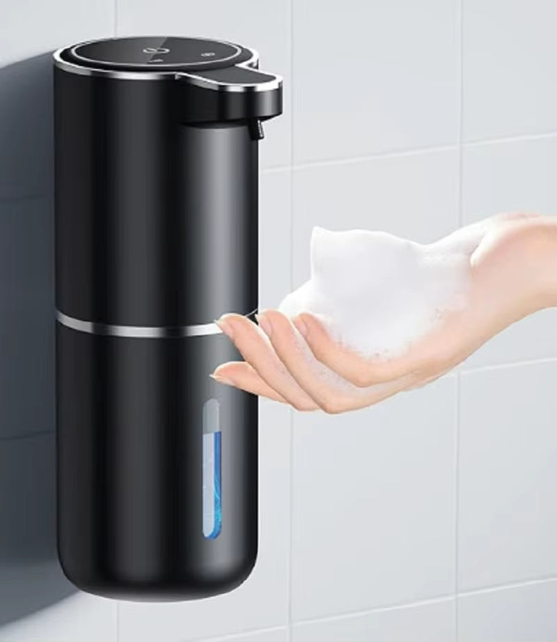 Touchless Automatic Foaming Soap Dispenser - USB Rechargeable, 380ml, Adjustable Foam Levels