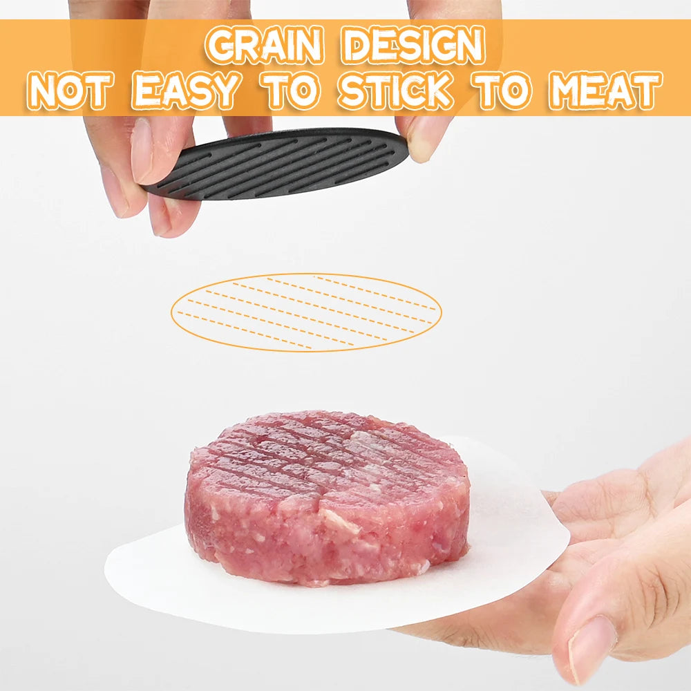 Hamburger Meat Press Maker Perfect Round Shape Non-Stick Stuffed Burger Patties Beef Grill Pie Press Mould Maker Kitchen Accessories