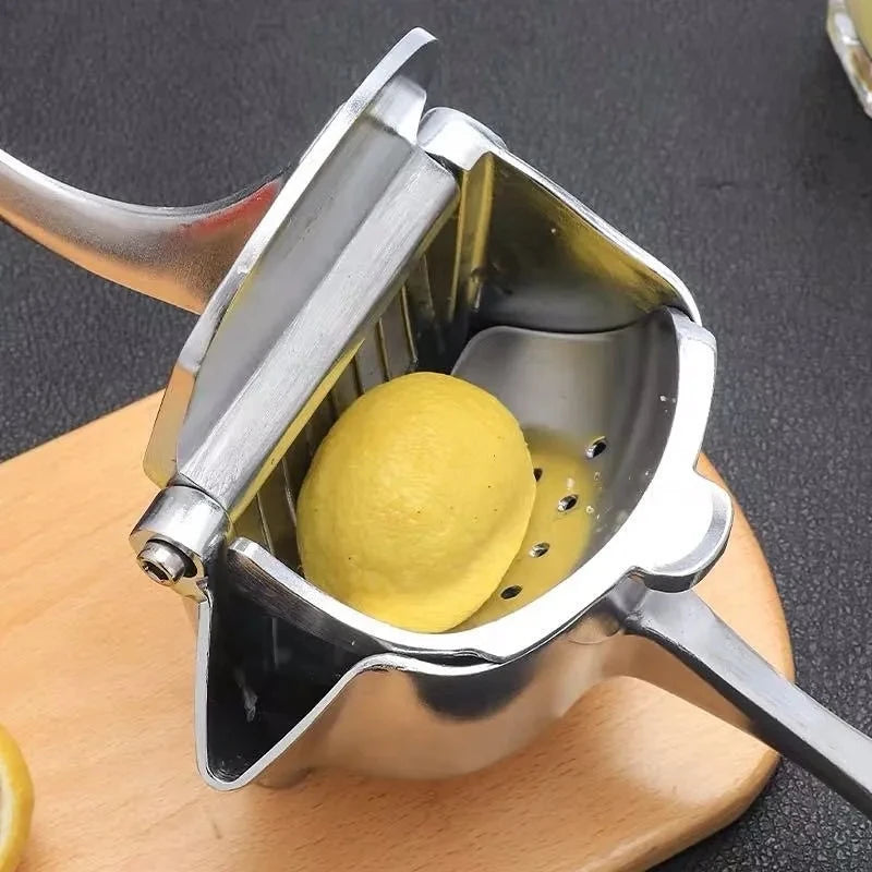 Manual Juice Squeezer Aluminum Alloy Hand Pressure Juicer Pomegranate Orange Lemon Sugar Cane Juice Bar Kitchen Fruit Tool