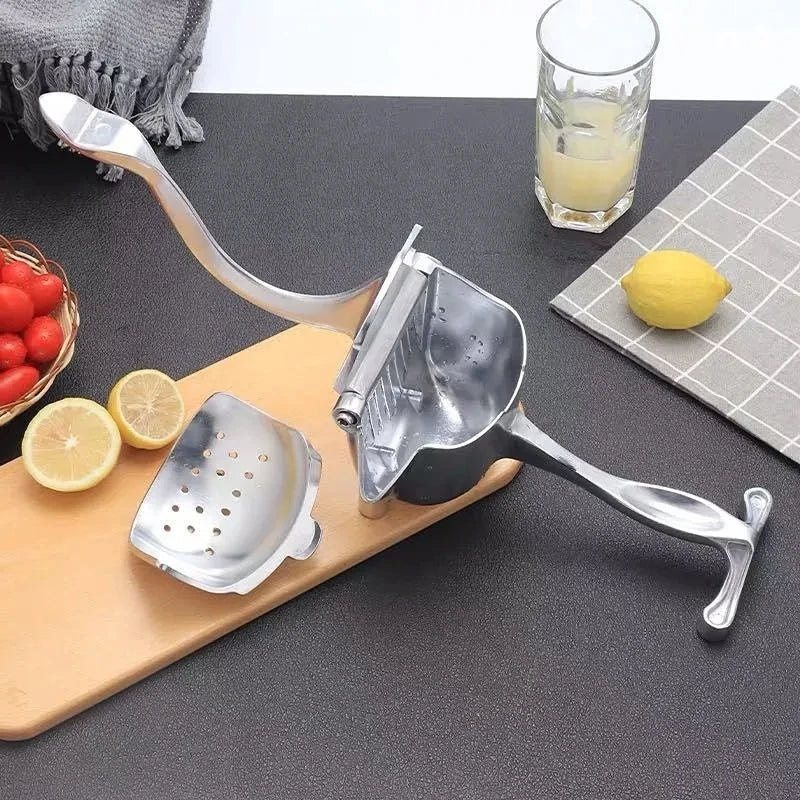 Manual Juice Squeezer Aluminum Alloy Hand Pressure Juicer Pomegranate Orange Lemon Sugar Cane Juice Bar Kitchen Fruit Tool